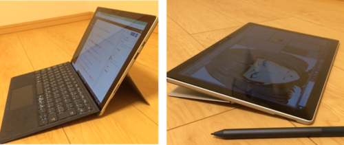 Surface Proスタジオモードとラップトップモード